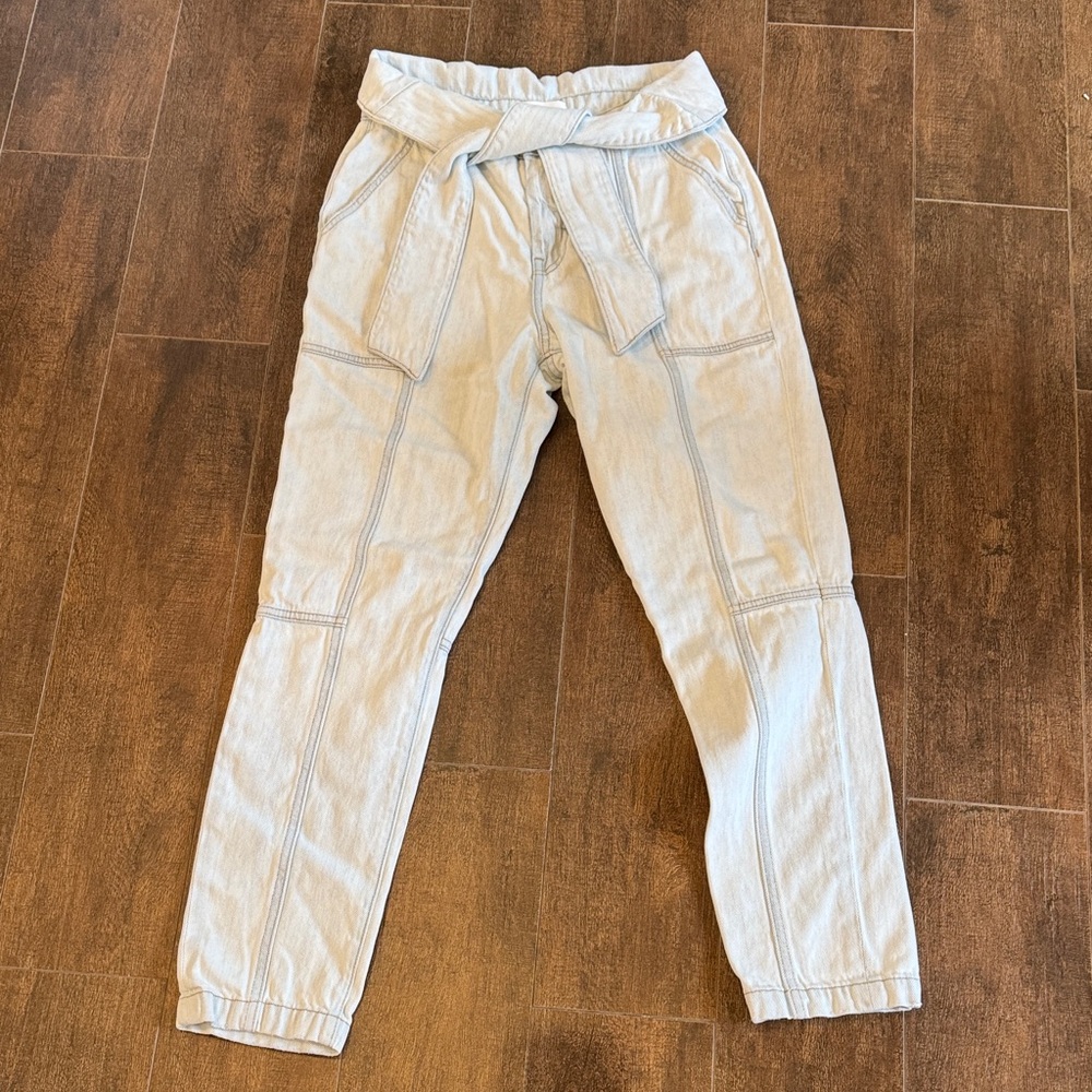 Jonathan simkhai standard Henley tie waist jeans
